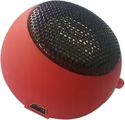 Happyyami Rechargeable Speaker Compact Wired Loudspeaker Box with Built Cable for for Home Office and Travel