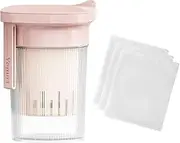 STARTIST Greek Yogurt Strainer, Whey Separator with Fine Mesh Bag, Kitchen Gadget Soy Milk Filter with Lid, Pink