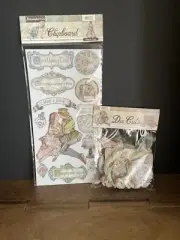Stamperia Sleeping Beauty Chipboard Stickers And Die Cuts