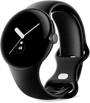 [Google] Pixel Watch - Android Smartwatch with Fitbit Activity Tracking - Heart Rate Tracking - Matte Black Stainless Steel case with Obsidian Active band - LTE