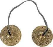 JOINPAYA Yoga Bell Tingsha Bells Meditation Hand Religious Percussion Instrument Pure Cymbal for Mindfulness