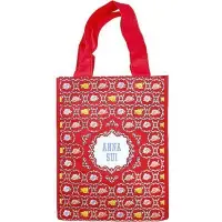 在飛比找Yahoo!奇摩拍賣優惠-ANNA SUI 安娜蘇 華麗薔薇提袋 /購物袋 (紅/黑色