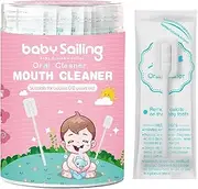 Zqkimzi 30 Oral Care Products, Baby Oral Hygiene Tools, Baby Oral Cleaner, Baby Tongue and Gum Cleaner, Versatile and Safe Tongue Cleaning Gauze for Babies