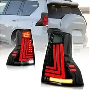 LED Car Tail Light Assembly Compatible For Toyota Prado 2013-2022 Rear Tail Lamps