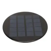 Mini Round Solar Cell Panel 1.1W 5V 120mm Rechargeable 3.7V Battery Small F EJ