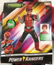 Halloween Dress Up Beast Morphers Red Ranger Costume 2T Toddler GG