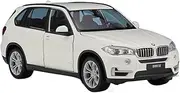 Scale Finished Model Car 1:24 for BMW X5 Car Model Metal Alloy Diecast Simulation Metal Car Toy Gift Souvenirs Miniature Replica Car(White)