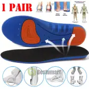 Gel Orthotic Sport Insoles Insert Shoe Pad Arch Support Heel Boot Cushion Unisex