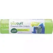 Biotuff Council Bin Liners Large 12pk 140L