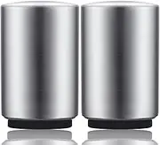 2PCS Premium Beer Bottle Opener, Automatic Stainless Steel Quick Pop the Top Can Openers by Magnet Catching No Damage Caps, Wine Accessory Push Down Off Magnetic Bartender Tool for Home Picnic Camping