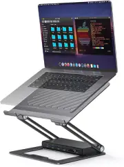 WAVLINK USB C Laptop Docking Station Stand Dual Monitors, 4K Displaylink Docking