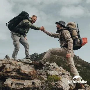 【Naturehike】70+5L探風重裝登山背包 附雨罩 炫彩橙/黑灰 B070-B(台灣總代理公司貨)