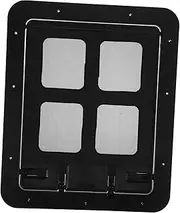 FONDOTIN Pet Screen Door for Cats and Dogs Weather Resistant Flap Door Safe and Durable Design for Easy Pet Access and Potty Breaks