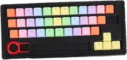 Happyyami 1Set Pbt Keycaps Key Height Mechanical Keyboard Accessories for Custom DIY Decor Unisex Design Durable and Scratch Resistant for Gaming and Typing