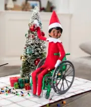 Elf On The Shelf Wheelchair Elfcare Mobility Crutches Cast Bandages Set NEW
