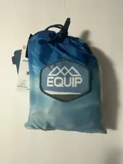 EQUIP one person travel hammock. Blue Hiking. Camping. Outdoors.