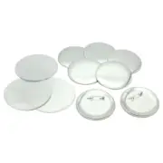 ChiButtons 75mm Metal Pin Badge Round [Metric System] (100 Sets)