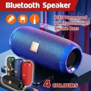 HIFI Stereo Outdoor USB/TF/AUX FM Radio Wireless Portable Bluetooth Speaker