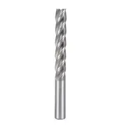 HSS-AL 4 Flute Straight End Mill Cutter CNC Router Bits, 16 x 16 x 100mm