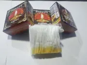 Sujeewa clay Oil Lamp Wicks 100 pcs low smoke Ceylon handmade cotton puja bulk