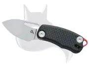Black Fox Knife Nix 763 CF Liner Lock Carbon Fiber D2 Steel Pocket Knives
