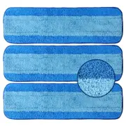 3 Pack Microfiber Cleaning Pads for Bona Mop, Reusable Microfiber Mop Pads fo...