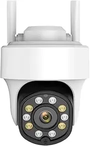 ​​Outdoor WiFi 6MP Camera: Waterproof Security Surveillance, 2.4G/5G WiFi Smart Home IP Cam​(US Plug,6MP Alexa WiFi Cam)