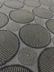 2.75 yds Knoll Gibson Gray Geometric Cotton Epingle Upholstery Fabric MSRP 460