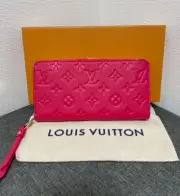 Louis Vuitton Zippy Wallet Round Purse M83639 grenade limited edition color