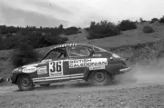 Claude "Le Bresilien" Bernardo and "Ali" Deligarde Saab 96 1973 Old Photo