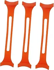 3pcs Mask Extension Strap Hooks Mask Lanyard Flexible Mask Hook Flexible Mask Strap Extender Practical Mask Extension Buckle Practical Mask Hook Mask Extender Orange