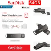 SanDisk 64GB iXpand Luxe Lightning & USB Type-C Flash Drive