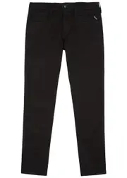 Replay Anbas Hyperflex Re-Used Slim-leg Jeans - Black - 32 (W32 / M) 32 (W32 / M)
