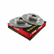 Pair Front Protex Solid Disc Brake Rotors for Holden Gemini HK HT 68-70