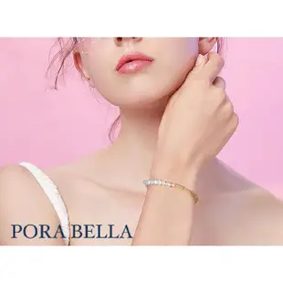 【Porabella】925純銀人工珍珠手鍊手環 簡約大方氣質抗過敏 ins風 Bracelets VIP尊榮包裝