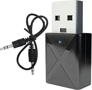 USB Computer Wireless Dongle - Desktop Laptop Built-in Driver Supports | 2-in-1 USB Transmitter Plug-and-Play Computer TV Receiver for Keyboard Printer Accessories