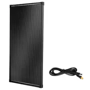 100W Solar Panel Fixed Black Frame + XT60 Male Female Connector Plug DC6530 Adapter