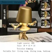 Touch Desk Lamp, Study Room, Bedside Lamp, Decorative Lamp USB Charge Gold D