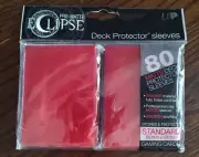 Ultra Pro 80 Count Deck Protector Sleeves Pro Matte Eclipse Red - sealed