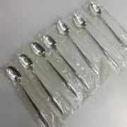7 Oneida Silverplate MAGIC MOMENT Iced Tea Spoon Set Nobility 1958 New Wrapped