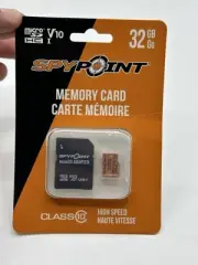 Spypoint MicroSD 32GB Ultra High Speed Class 10 Memory Card