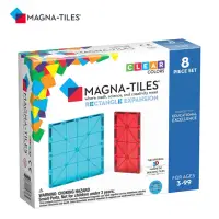 在飛比找momo購物網優惠-【Magna-Tiles】磁力積木-方形補充套組8入