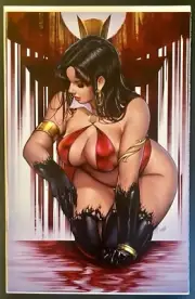 VAMPIRELLA VS SUPERPOWERS #2 JOHN VASQUEZ VIRGIN EXCLUSIVE NM