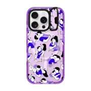 iPhone 16 Pro Impact Ring Stand Case MagSafe Compatible Love Stripes
