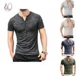 ASTORETSHIRTS FOR MEN SUMMER TOPS MAN T SHIRT 亨利领男短袖 T恤衫