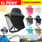 Mosquito Insect Head Net Mesh Protector Hat Fly Bee-Bug Outdoor Fishing Camping