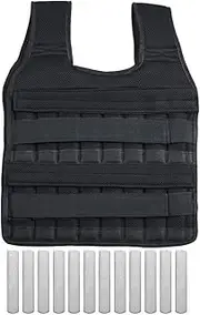 Adjustable Weight Vest Adjustable Boxing Weighted Jacket Max Loading 15Kg Weighted Training Exercise Sports Boxing Fitness Outdoor,3kg