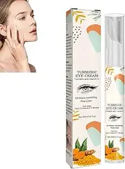 Turmeric Eye Cream, For Dark Circles Puffiness Eye Bags, Anti Aging and Hydrating Skin, Eye Moisturizer With Turmeric and Vitamin C-Reduce Fine Lines, Anti Wrinkle and Firming Formulation (1pcs)