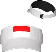 [Generic] National Emblem of Indonesia Sun Visor Hats Indonesian Sunscreen Visor Cap for Sport Beach Tennis Golf Running Hiking
