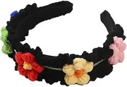 [PLCPDM] Crocheted Headband for Party Decorations for Music Festivals Photo Booth Props for Girls Photography